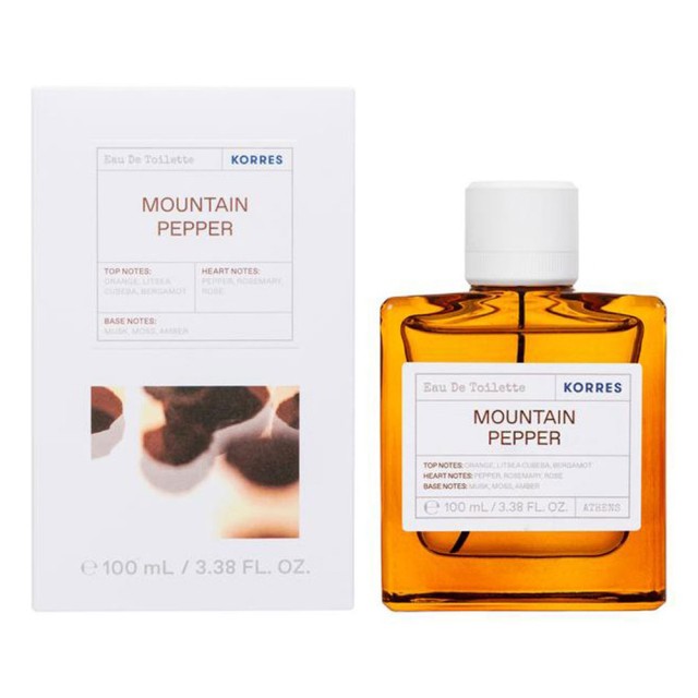 Korres Mountain Pepper Eau De Toilette Ανδρικό Άρωμα 100ml product photo