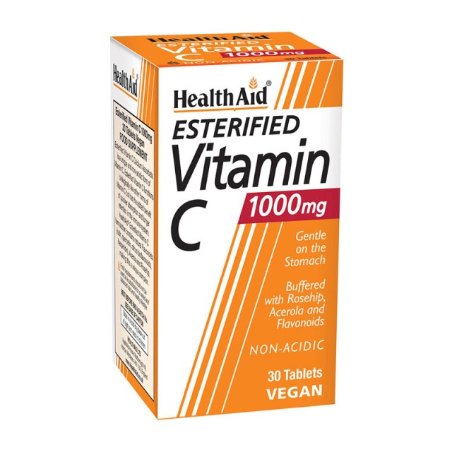 Health Aid Esterified Vitamin C 1000mg 30veg.tabs product photo