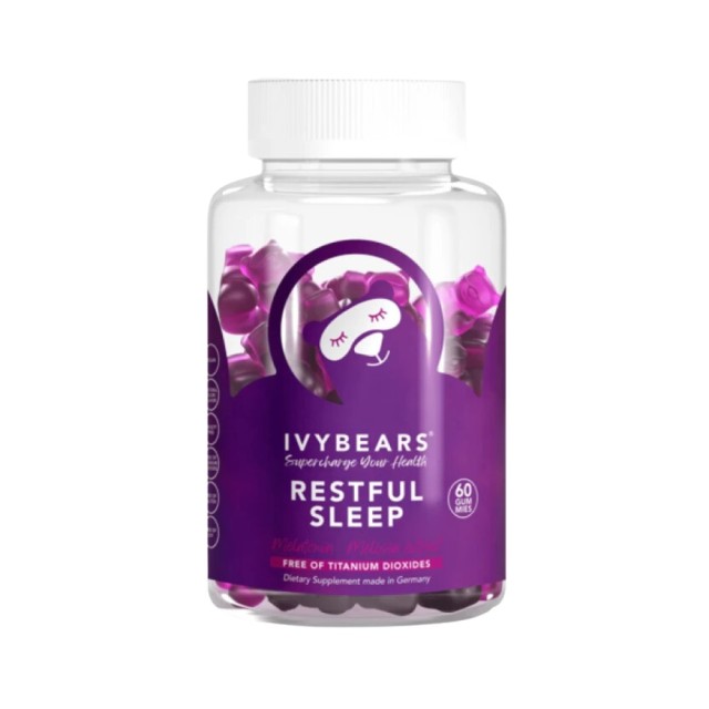 IvyBears Restful Sleep Συμπλήρωμα Διατροφής για Ήρεμο Ύπνο 60 Ζελεδάκια Αρκουδάκια product photo