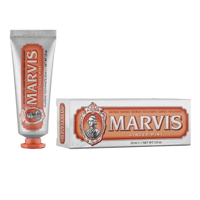 Marvis Toothpaste Ginger Mint Οδοντόκρεμα με Τζίντζερ και Μέντα 25ml product photo