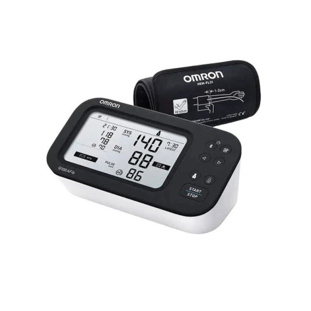 Omron M7 Intelli IT AFib Automatic Upper Arm Blood Pressure Monitor Ψηφιακό Πιεσόμετρου Μπράτσου 1 Τεμάχιο - Κωδ. HEM-7380T1-EBK product photo