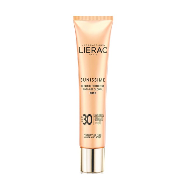 Lierac Sunissime BB Fluide Protecteur Anti-Age Global Spf30+ Λεπτόρρευστη Αντηλιακή & Αντιγηραντική Κρέμα με Χρώμα Dore 40ml product photo