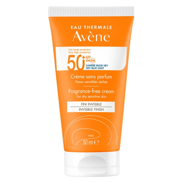 Avene Cream Solaire Sans Parfum Spf50+, 50ml product photo