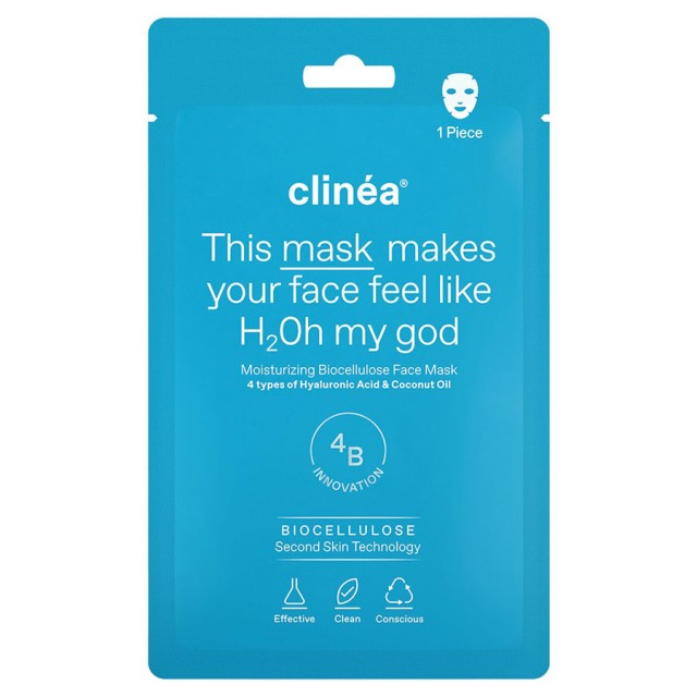 Clinea Moisturizing Biocellulose Face Mask  1τεμ product photo