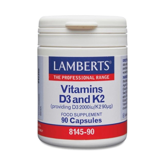 Lamberts Vitamins D3 2000iu & K2 90μg 90 caps product photo