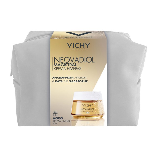 Vichy Promo Neovadiol Magistral Replenishing Firming Anti-Sagginess Day Cream 50ml & Δώρο Night Cream 15ml & Νεσεσέρ product photo