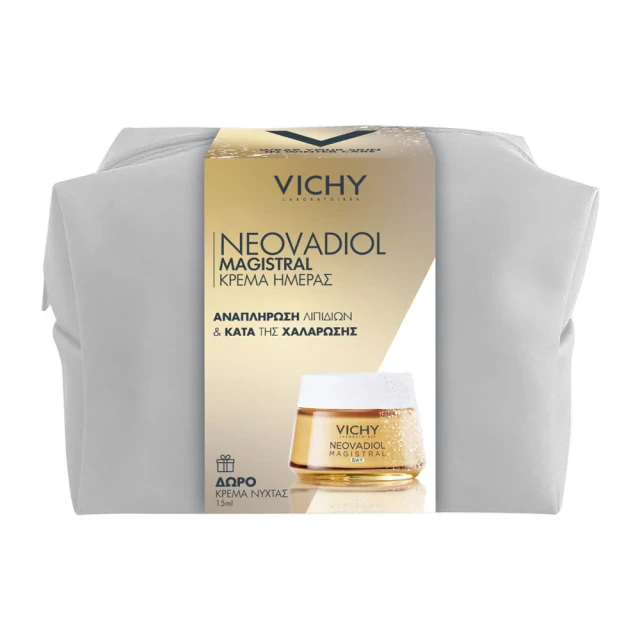 Vichy Promo Neovadiol Magistral Replenishing Firming Anti-Sagginess Day Cream 50ml & Δώρο Night Cream 15ml & Νεσεσέρ product photo