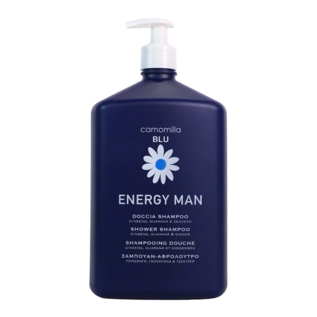 Camomilla Blu Energy Man 2in1 Shower & Shampoo 2σε1 Kαθαριστικό Mαλλιών & Σώματος για Άνδρες 1000ml product photo