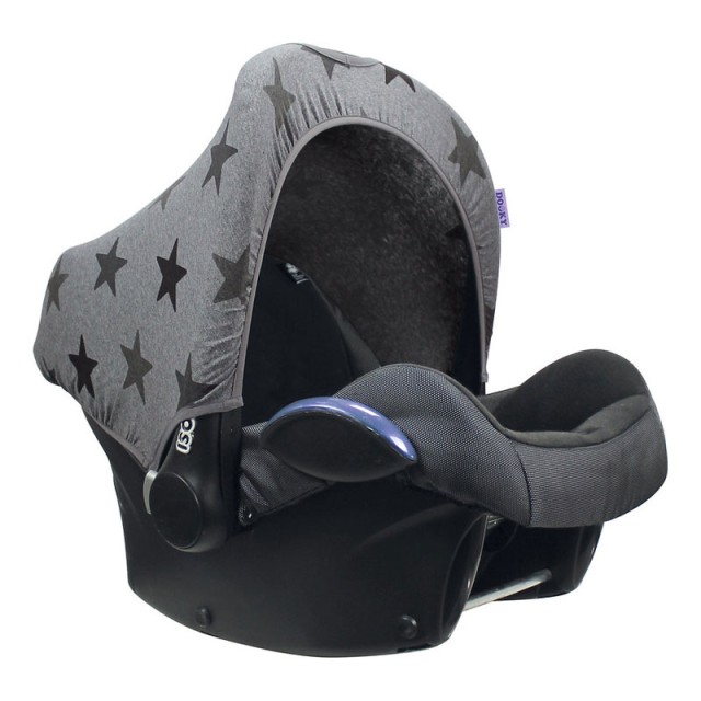 Dooky Ηλιοπροστασία UPF40+ Κάθισμα Αυτοκινήτου 0+ - Grey Stars 1τεμ product photo