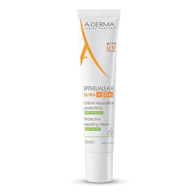 A-Derma Epitheliale A.H Ultra Spf50+ Protective & Repairing Cream 40ml product photo