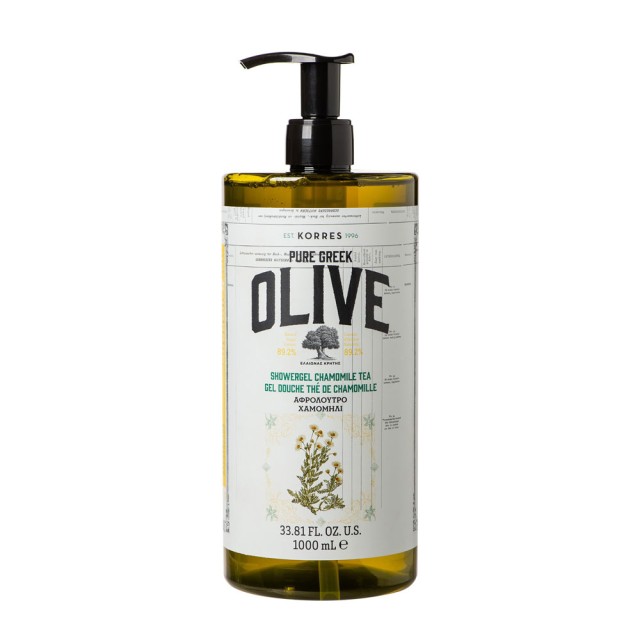 Korres Pure Greek Olive Shower Gel Chamomile Tea 1000ml product photo