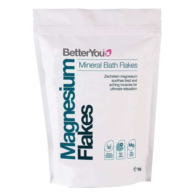 BetterYou Magnesium Flakes Νιφάδες Μπάνιου Καθαρού Μαγνησίου 1kg product photo