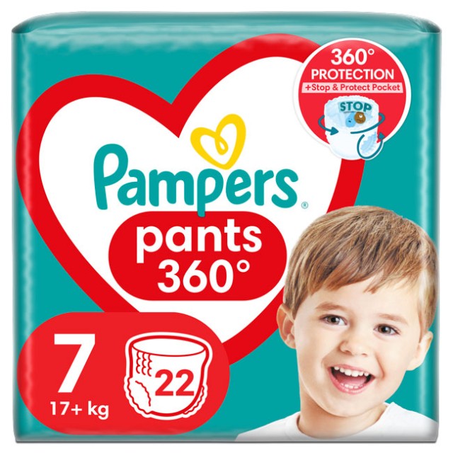 Pampers Pants Μέγεθος 7 (17+kg) 22 Πάνες-Βρακάκι product photo