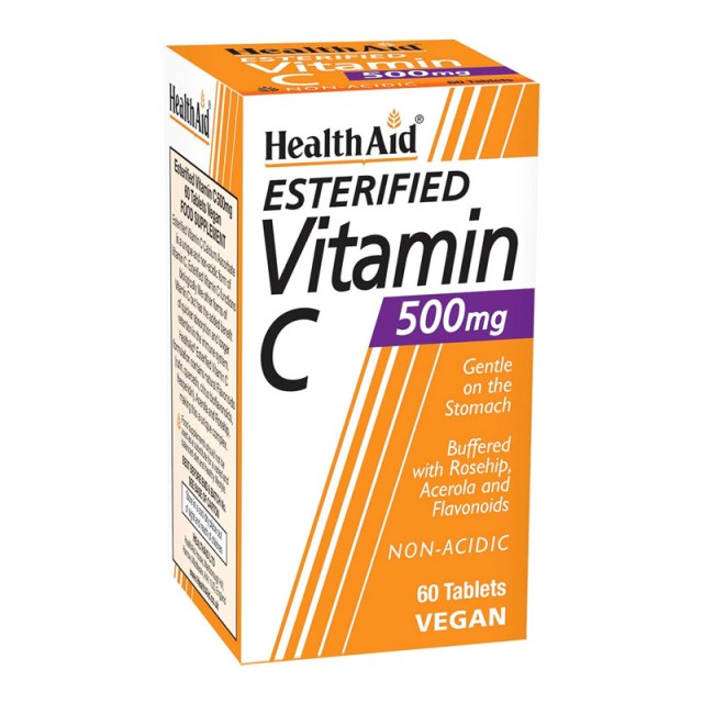 Health Aid Esterified Vitamin C 500mg 60veg.tabs product photo