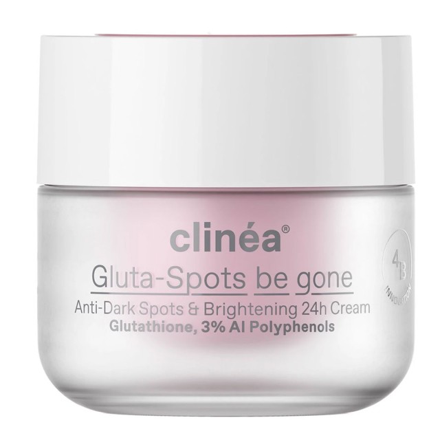 Clinea Gluta-Spots Be Gone Anti-Dark Sport & Brightening 24h Cream 24ωρη Κρέμα Κατά των Κηλίδων & της Υπερμελάγχρωσης 50ml product photo