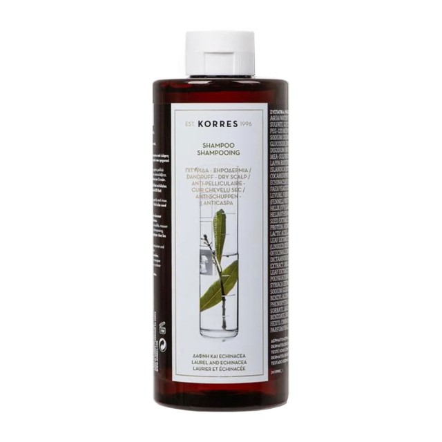 Korres Anti Dandruff Shampoo with Laurel & Echinacea Σαμπουάν Κατά της Πιτυρίδας με Δάφνη & Εχινάκεια 400ml product photo