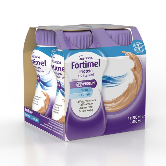 Nutricia Fortimel Protein 1,5 Kcal Καφέ 4x200ml product photo