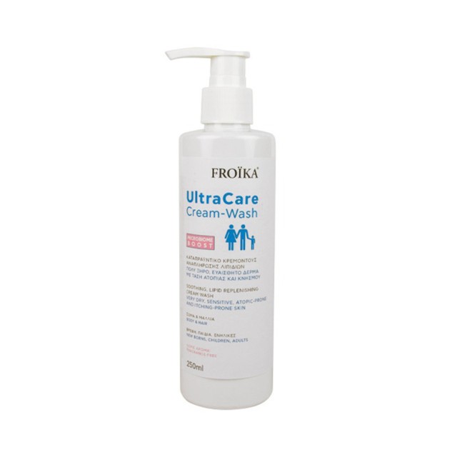 Froika UltraCare Cream Wash Καταπραϋντικό Κρεμοντούς για Πολύ Ξηρό & Ευαίσθητο Δέρμα με Τάση Ατοπίας & Κνησμού 250ml product photo