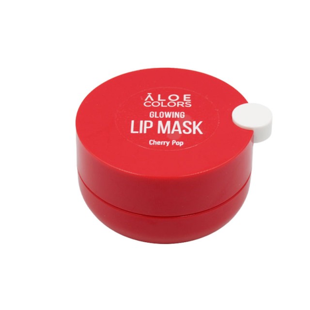 Aloe Colors Glowing Lip Mask Cherry Pop Μάσκα Χειλιών με Γεύση Κεράσι - Red 10ml product photo