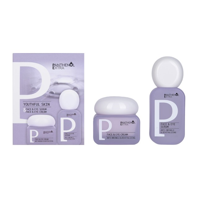 Medisei Panthenol Extra Promo Youthful Skin Face & Eye Serum 30ml & Face & Eye Cream 50ml product photo