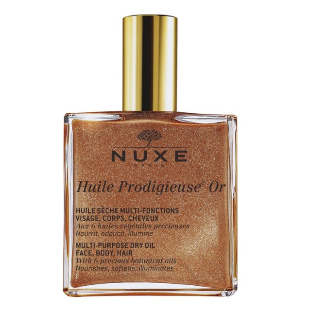 Nuxe Huile Prodigieuse OR Dry Oil Ξηρό Λάδι Ενυδάτωσης & Λάμψης για Πρόσωπο, Σώμα, Μαλλιά με Χρυσαφένια Λάμψη 50ml product photo