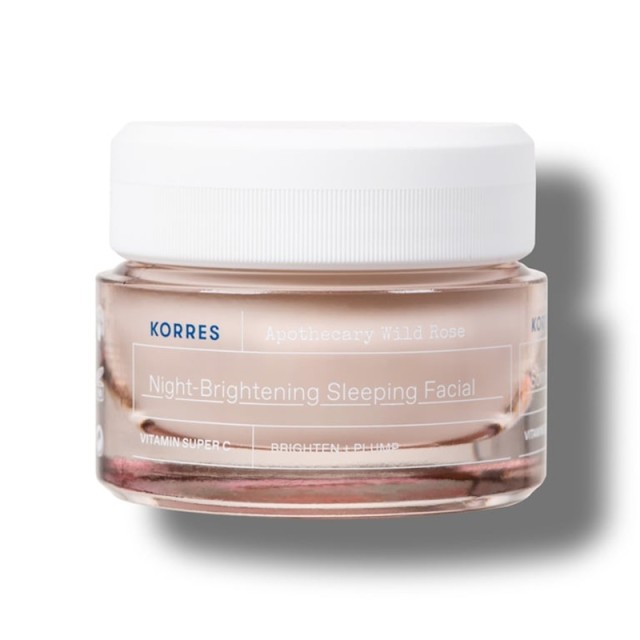Korres Apothecary Wild Rose Night-Brightening Sleeping Facial Κρέμα Νύχτας Λάμψη + Πρώτες Ρυτίδες 40ml product photo