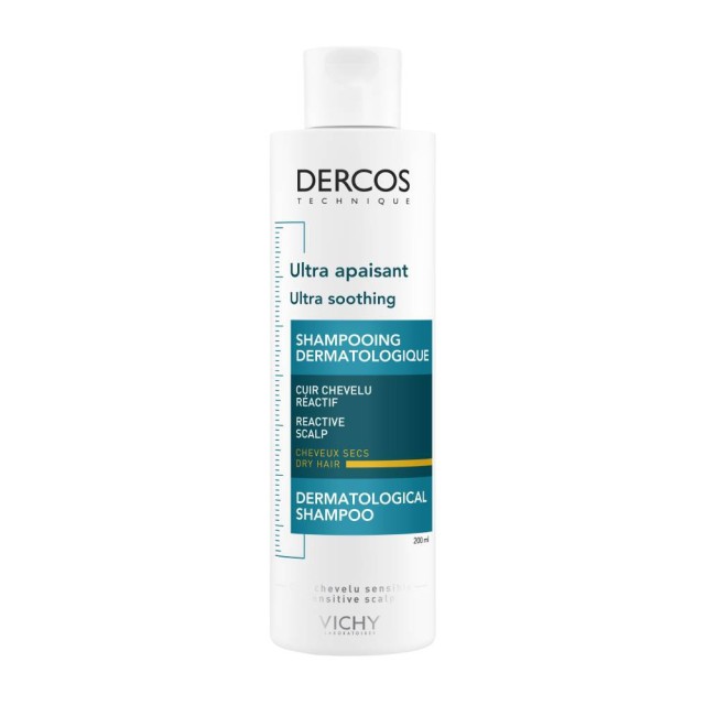 Vichy Dercos Ultra Soothing 200 ml - Dry hair product photo