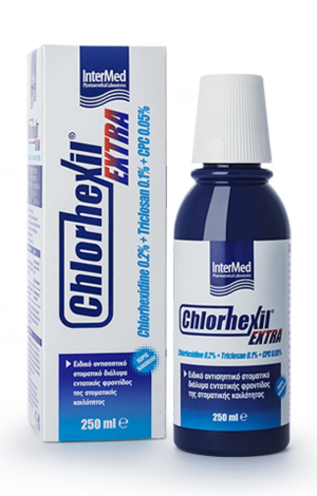 Intermed Chlorhexil Extra Mouthwash 250 ml product photo