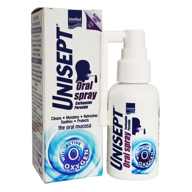 Intermed Unisept Oral Spray With Carbamide Peroxide 50ml product photo
