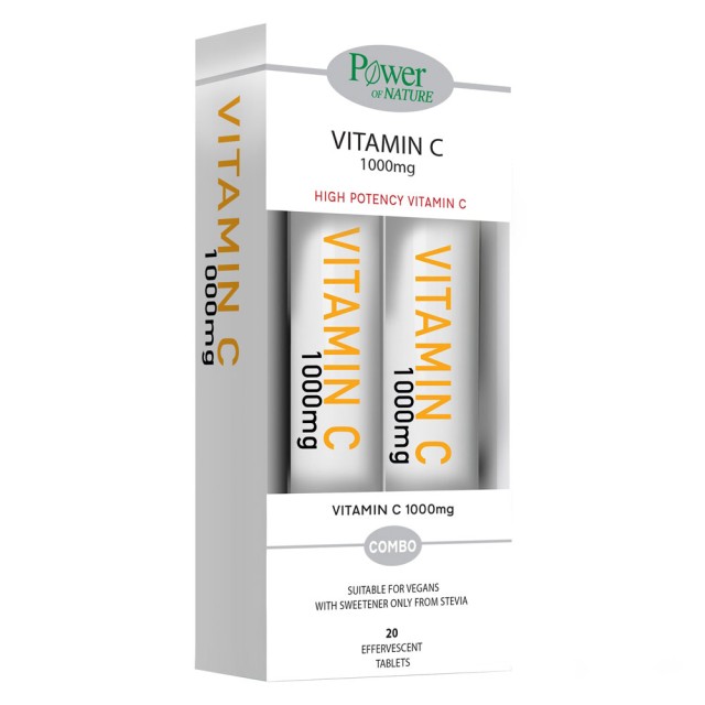 Power Health Power of Nature Promo Vitamin C 1000mg 20 eff.tabs 1+1 Δώρο product photo