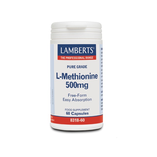 Lamberts L-Methionine 500Mg 60 Κάψουλες product photo