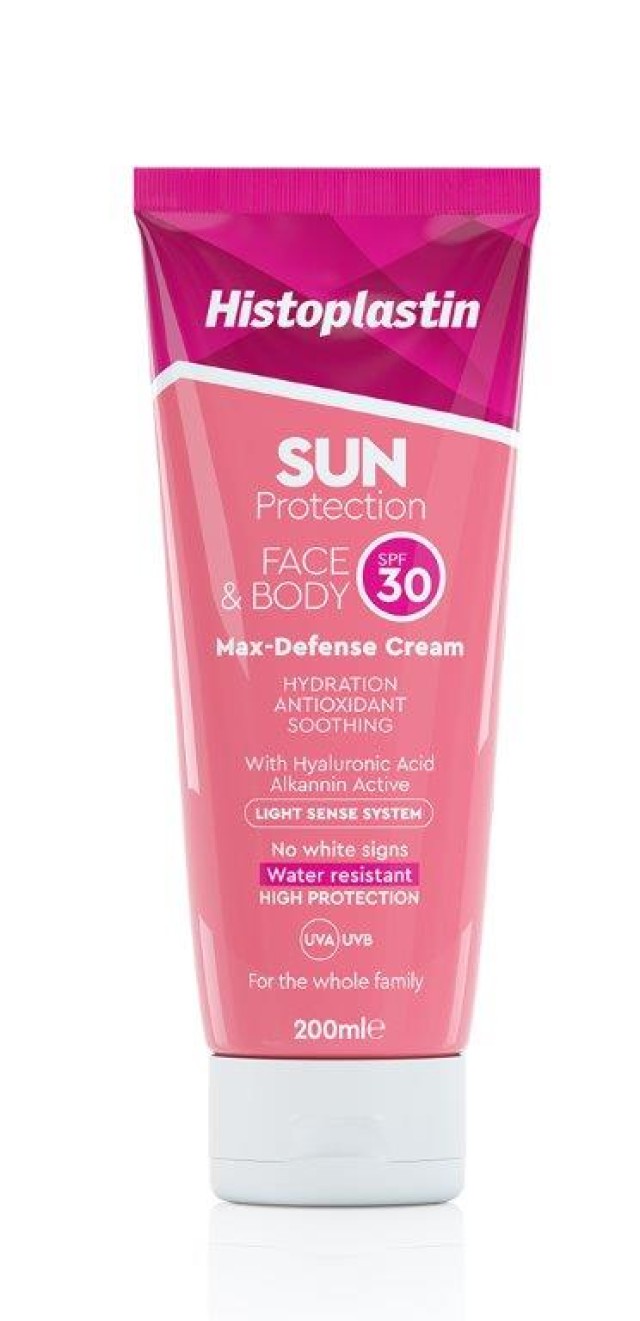 Histoplastin Sun Protection Cream Face & Body Spf30 200ml product photo