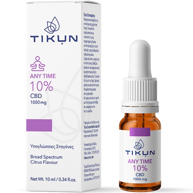 Tikun Any Time 10% CBD 1000mg Oral Drops 10ml product photo