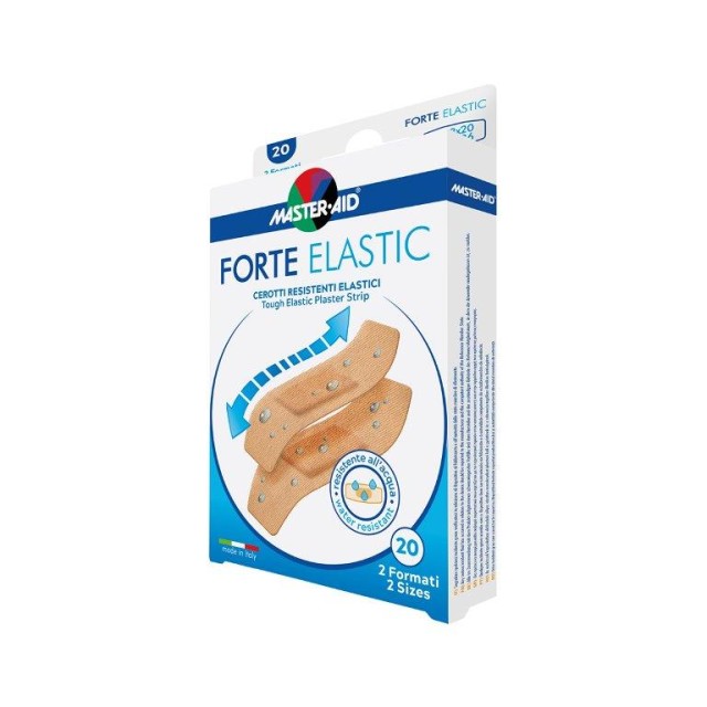 Master Aid Forte Elastic Ελαστικά Αυτοκόλλητα Strips Καφέ 2 assorted sizes 78x20mm 20 τεμ product photo