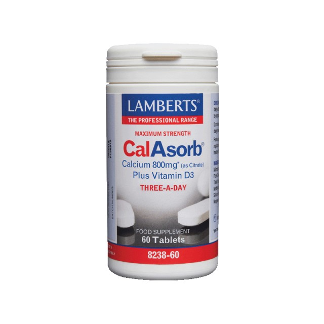 Lamberts Calasorb Calcium 800Mg & D3 60 Ταμπλέτες product photo