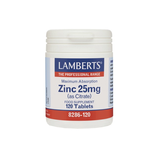 Lamberts Zinc 25mg (as Citrate) 120tabs product photo