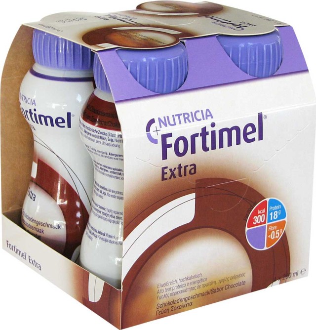 Nutricia Fortimel Extra Σοκολάτα 4x200ml product photo
