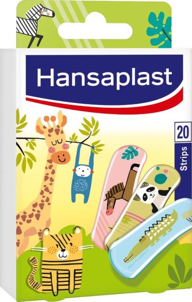 Hansaplast Animals Παιδικά Επιθέματα Με Ζώα 20 strips product photo