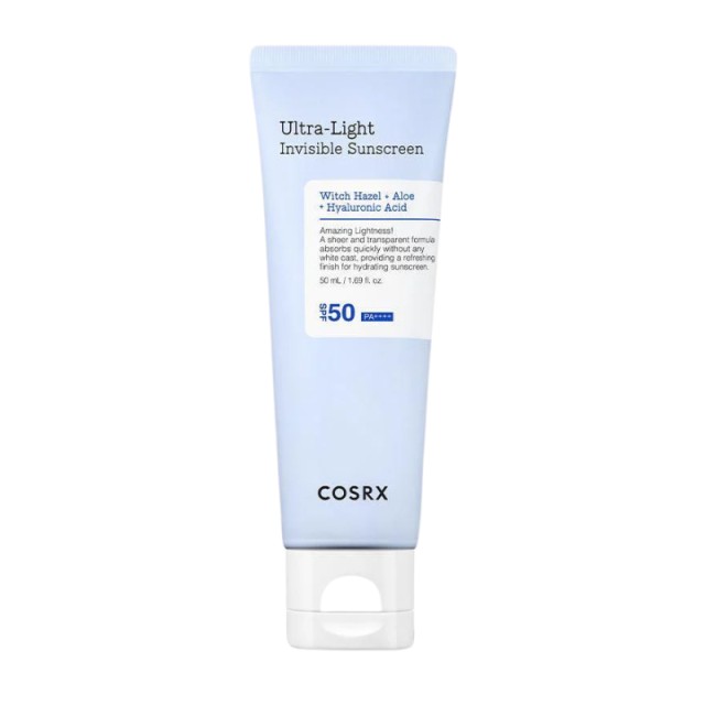 COSRX Ultra Light Invisible Sunscreen SPF50 PA++++ Αντηλιακή Κρέμα Προσώπου Υψηλής Προστασίας 50ml product photo