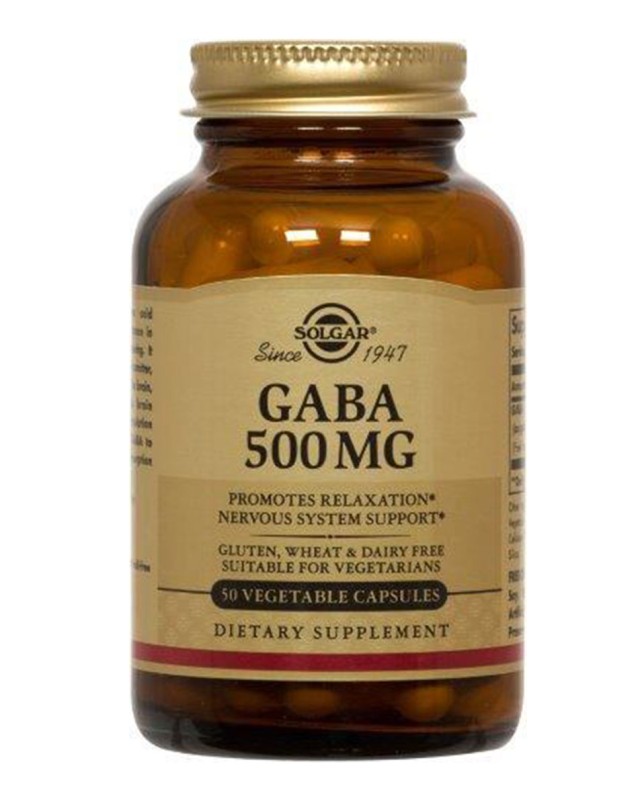 Solgar Gaba 500 mg 50 Veg.Caps product photo