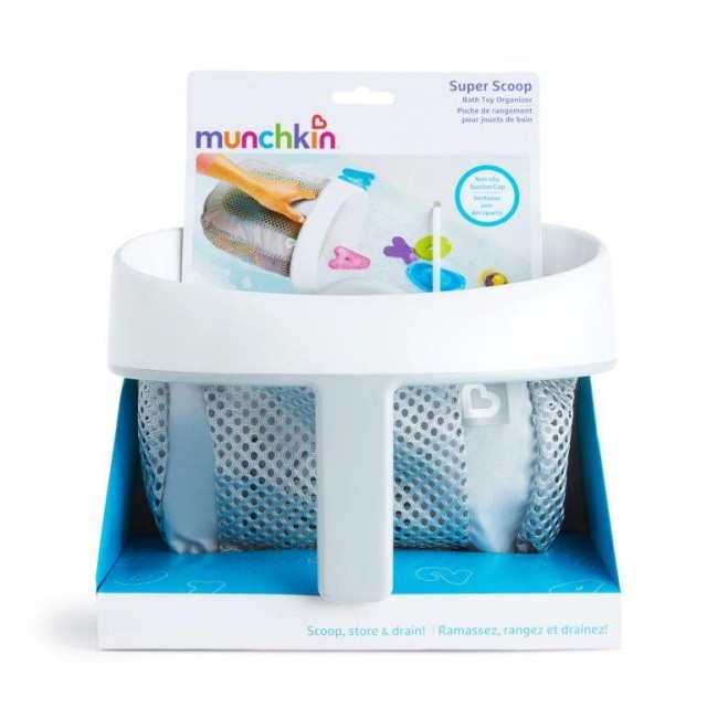 Munchkin Super Scoop Bath Toy Organizer Δοχείο Αποθήκευσης Παιχνιδιών Μπάνιου - 12399 product photo