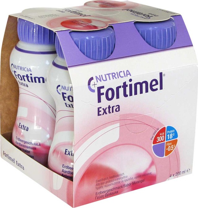 Nutricia Fortimel Extra Φράουλα 4x200ml product photo