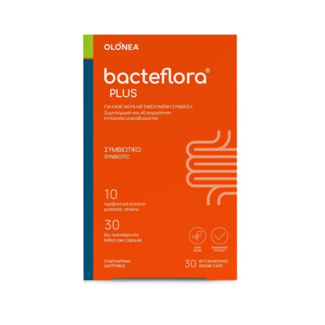 Olonea Bacteflora Plus Συνδυασμός Προβιοτικών & Πρεβιοτικών 30 μικροκάψουλες product photo
