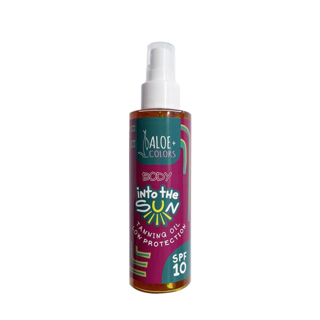Aloe+ Colors Into the Sun Tanning Oil SPF10 Αντηλιακό Λάδι Μαυρίσματος 150ml product photo