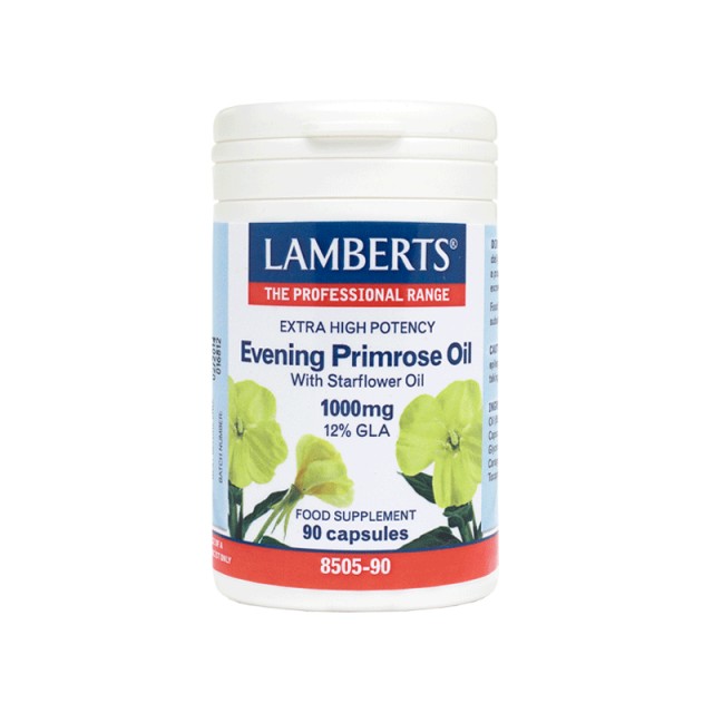 Lamberts Evening Primrose Oil & Starflower Oil 1000Mg 90 Κάψουλες (Ω6) product photo