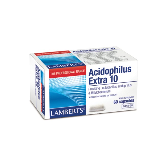 Lamberts Acidophilus Extra 10 (Milk Free) 60 Κάψουλες product photo
