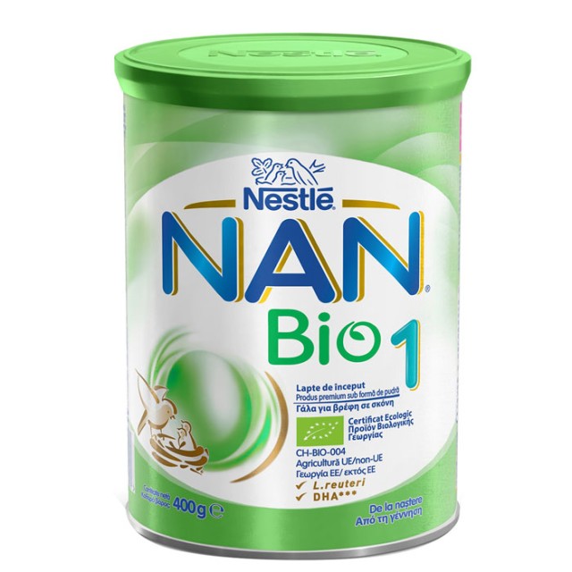 Nestle Γάλα Σε Σκόνη NAN Bio 1 0m+ 400 gr product photo