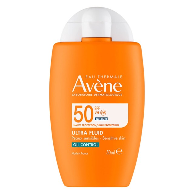 Avene Ultra Fluid Oil Control Spf50 Αντηλιακό για Πρόσωπο Υψηλής Προστασίας Χωρίς Άρωμα 50ml product photo