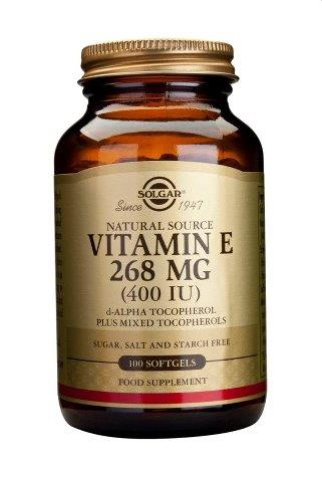 Solgar Vitamin E 400 Iu 100 Softgels product photo