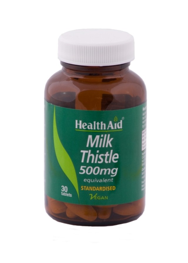 Health Aid Milk Thistle 500 mg 30 tabs product photo